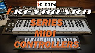 iCON Pro Audio iKeyboard Series MIDI Controllers Overview  YouTube [upl. by Aimek50]