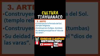 🇵🇪😱 ¿CULTURA TIAHUANACO 4 historia peru preincas divertido [upl. by Nace]