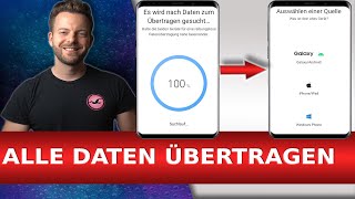 Handy wechseln 🆗 ALLE Daten auf neues Samsung Handy übertragen  Smart Switch Anleitung [upl. by Hugon]