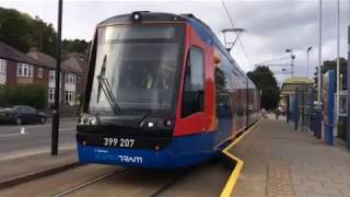 Stagecoach TramTrain 399207 departs Middlewood for Nunnery tram depot [upl. by Laehcimaj837]