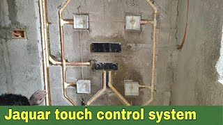 jaquar touch control system with thermostat diverter installation [upl. by Bowrah]