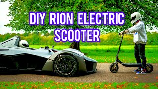 home made 4000w electric scooter how to make powerful electric scooter [upl. by Okemak]