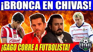 ¡LO MANDA ALV FERNANDO GAGO CORRERÁ A FUTBOLISTA DE CHIVAS TRAS PREFERIR A CADE COWELL [upl. by Vedis]