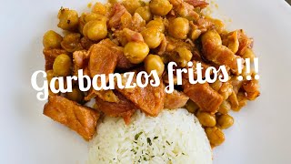 Garbanzos fritos [upl. by Lerim]