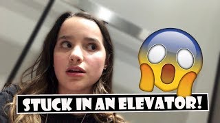 Stuck In An Elevator 😱 WK 3805  Bratayley [upl. by Halyk110]