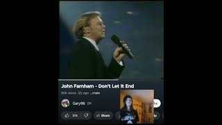 JOHN FARNHAMLISA EDWARDSDONT LET IT END I LOVE THIS VERSION 💜🖤 INDEPENDENT ARTIST REACTS [upl. by Blakeley917]