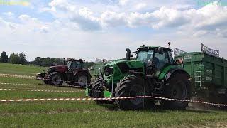 CASE IH 300 OPTUM vs DEUTZFAHR 8280 [upl. by Ahtikal764]