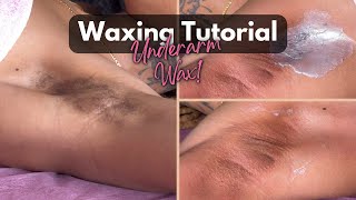 Underarm Wax with Nova Wax [upl. by Robinette565]