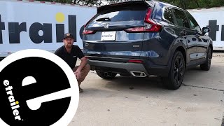 2024 Honda CRV etrailer Trailer Hitch Receiver Complete Installation [upl. by Elbart]