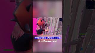 Unbeatable World Record 😱 fortnite fortniteclips gaming [upl. by Melesa]