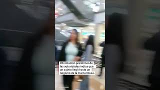 Presunto ataque feminicida en el centro comercial Santafé  El Espectador [upl. by Sucramad]