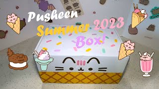 🍨 Pusheen Summer 2023 Subscription Box [upl. by Ronoel707]