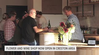 Flower and wine shop now open in Creston area [upl. by Tram]