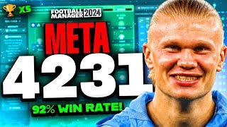 New META 4231 FM24 Tactics  Best FM24 Tactics For PC Console And Mobile [upl. by Skell]