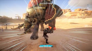 Assassins Creed Origins  How To Defeat 2 Elephants at once Normal Difficulty [upl. by Lamiv874]