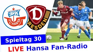 Feuerpause im Aufstiegskampf  Hansa 00 Dresden  Spieltag 30  HansaRadio  Rostocker Fankurve [upl. by Halpern128]