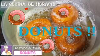 DONAS ROSQUITAS DONNUTS  Receta Súper fácil [upl. by Grega703]