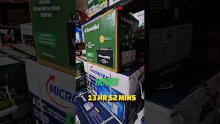 Lithium Inverter Battery vs Lead Acid  CHARGING TIME TEST  Suvastika Li100 With 1200wh shorts [upl. by Camilo]