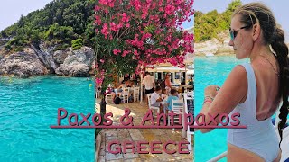 Paxos amp Antipaxos GREECE Ionian islands 4K  Boat day trip from Corfu [upl. by Nailij]