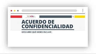 Acuerdo de confidencialidad descubre qué debes incluir actualización [upl. by Wilkins]