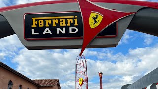 Salou 2022  Ferrari Land and PortAventura [upl. by Eixam]