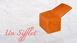 Origami  Un sifflet qui siffle [upl. by Drugi]