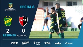 TorneoSocios  Fecha 8  resumen de Defensa y Justicia  Newells [upl. by Nogras398]