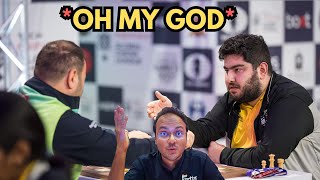 Unbelievable final move blunder by Maghsoodloo against Mamedyarov  Global Chess League 2024 [upl. by Yznyl]