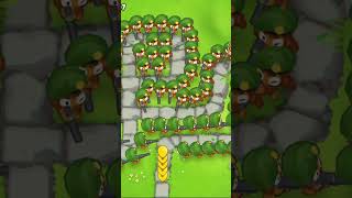 100 Sniper Monkeys vs 1 ZOMG shorts btd6 bloonstd6 [upl. by Lejeune152]