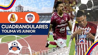 DEPORTES TOLIMA VS JUNIOR  CUADRANGULARES LIGA COLOMBIANA  TRANSMISIÓN RADIAL 1040 AM COLMUNDO [upl. by Ogu743]