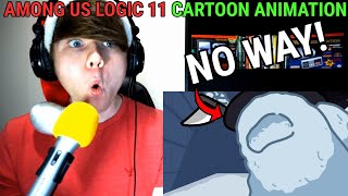 Among Us Logic 11  Cartoon Animation GameToonsOfficial REACTION [upl. by Ocsinarf]