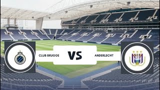 CLUB BRUGGE VS ANDERLECHT [upl. by Zeeba]