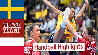 Sweden vs Poland Handball Highlights Womens Friendly Match 2024 [upl. by Dibbell895]