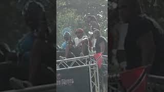 Spice in Labor Day Parade Brooklyn NYC DJ on a truck [upl. by Lawan684]