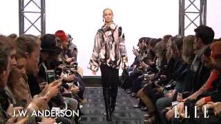 J W Anderson London Fashion Week Otoño  invierno 20152016  Elle España [upl. by Wera]