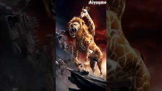 Viewers HYBRIDS ideas Montagem coral hybrid animalsfusion trending viralshorts 🦁🦒 [upl. by Rosabel388]