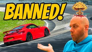 STRAIGHT PIPE PORSCHE GT4 LOUD BANNED [upl. by Neb]