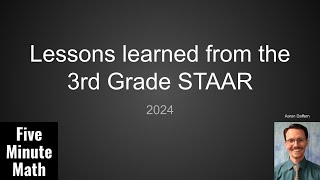 Lessons Learned From the 3rd Grade Math STAAR 2024 [upl. by Summers181]