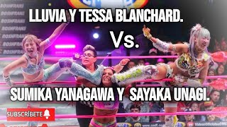 Lluvia y Tessa Blanchard Vs Sumika Yanagawa y Sayaka Unagi [upl. by Eirelam]