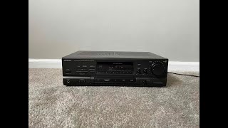 Technics SAGX170 Home Stereo Audio AM FM Receiver [upl. by Eimmij]