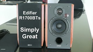 Edifier R1700BT  R1700BTs Powered Speakers Wonderful [upl. by Minette]