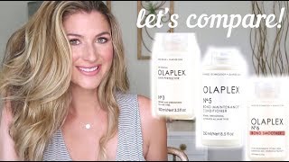 IS OLAPLEX WORTH THE HYPE No 3 5 amp 6 COMPARISON  ALSO BEACHY WAVES TUTORIAL [upl. by Figge]