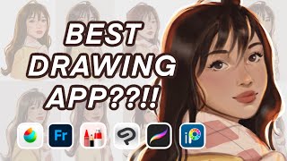 BEST drawing apps for iPad Pro  FREE✍🏻 [upl. by Remo]