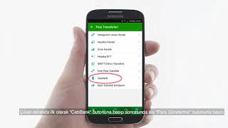 Garanti Bankası CepBank ile para Transferi Nasıl Yapılır [upl. by Leiuqeze]