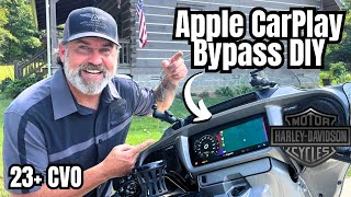 HOW TO Bypass Apple Carplay Headset For 2023 Harley Davidson CVO Street Glide amp Road Glide  DIY [upl. by Iznek863]