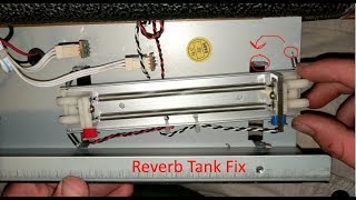 How to Fix Loose Reverb Tank on Guitar Amp [upl. by Ocihc934]