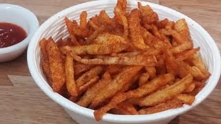 KFC Style French Fries Recipe By Crazy Recipes  బంగాళాదుంప తో ఇలాగ ఫ్రెంచ్ ఫ్రైస్ చేసుకోండి [upl. by Ertsevlis]