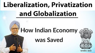 English Liberalization Privatization and Globalization  How Indian economy was saved in 1991 [upl. by Byrdie274]