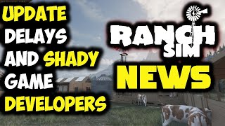 Ranch Simulator NEWS  NEXT UPDATE COULD GET DELAYED [upl. by Noxid]