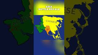 Asia Battle Royale countryballs war mapping asia [upl. by Oicneconi440]